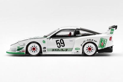 【2026年9月以降発売予定】 MINI GT MGT01181-R 1/64 Nissan LB-Super Silhouette 180SX ホワイト(右ハンドル)