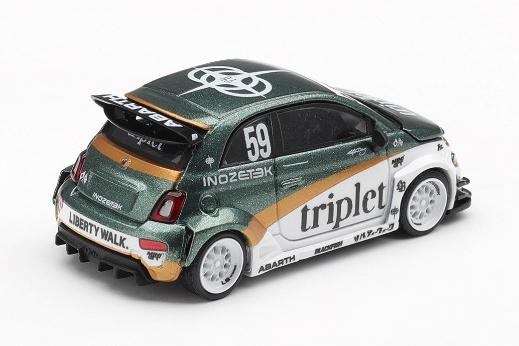 【2026年9月以降発売予定】 MINI GT MGT01216-R 1/64 アバルト 595 LB-WORKS TY Edition(右ハンドル)