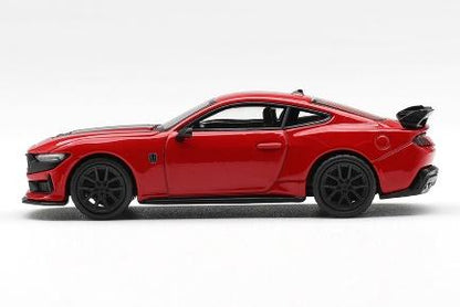 【2026年9月以降発売予定】 MINI GT MGT01220-L 1/64 フォード マスタング ダークホース レースレッド(左ハンドル)