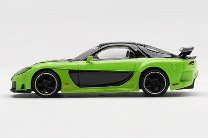 【2026年10月以降発売予定】 MINI GT MGT01223-L 1/64 マツダ RX-7 VeilSide Fortune7 Green(左ハンドル)
