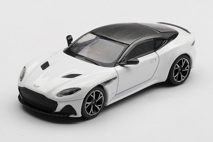 【2026年10月以降発売予定】 MINI GT MGT01225-R 1/64 アストンマーチン DBS ストラタスホワイト(右ハンドル)
