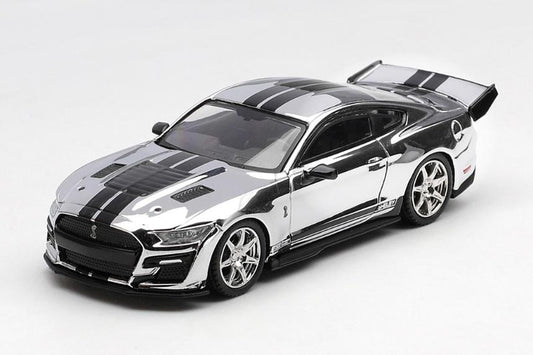 【2026年10月以降発売予定】 MINI GT MGT01230-L 1/64 シェルビー GT500 ドラゴンスネーク コンセプト クロムシルバー(左ハンドル)