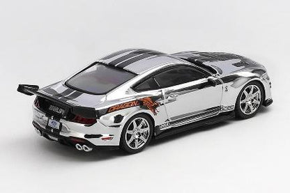 【2026年10月以降発売予定】 MINI GT MGT01230-L 1/64 シェルビー GT500 ドラゴンスネーク コンセプト クロムシルバー(左ハンドル)
