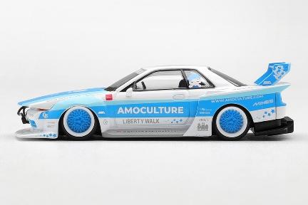 【2026年10月以降発売予定】 MINI GT MGT01238-R 1/64 Nissan スカイライン GT-R R32 LBWK Kaido Works AMOCULTURE(右ハンドル)