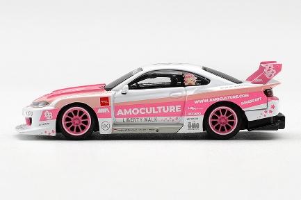 【2026年10月以降発売予定】 MINI GT MGT01239-R 1/64 Nissan シルビア(S15) LB-Super Silhouette  AMOCULTURE(右ハンドル)