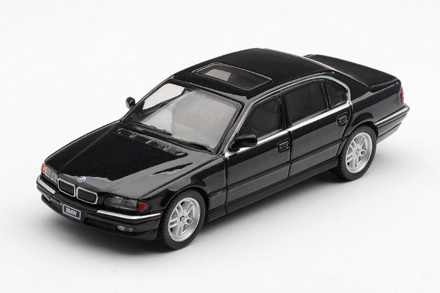 【2026年10月以降発売予定】 MINI GT MGT01242-L 1/64 BMW 750IL ブラックサファイア(左ハンドル)