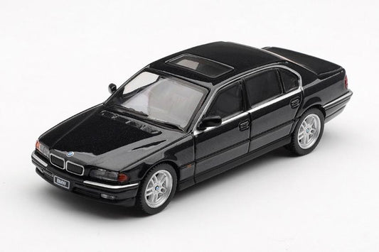 【2026年10月以降発売予定】 MINI GT MGT01242-R 1/64 BMW 750IL ブラックサファイア(右ハンドル)