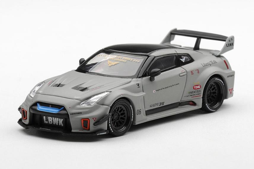 【2026年10月以降発売予定】 MINI GT MGT01248-R 1/64 LB-Silhouette WORKS GT Nissan 35GT-RR バージョン1 マットグレー(右ハンドル)