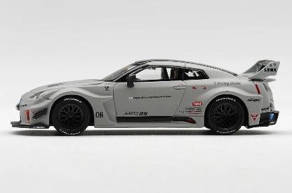 【2026年10月以降発売予定】 MINI GT MGT01248-L 1/64 LB-Silhouette WORKS GT Nissan 35GT-RR バージョン1 マットグレー(左ハンドル)
