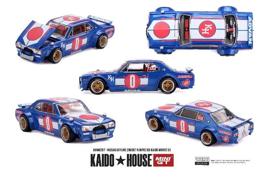 【2026年10月以降発売予定】 MINI GT KHMG287 1/64 Nissan スカイライン 2000GT-R (KPGC10) Kaido Works V3(右ハンドル)