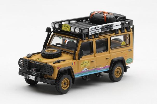 【2026年11月以降発売予定】 MINI GT MGT01310-R 1/64 ランドローバー ディフェンダー 110 ティエラ・デル・フエゴ  1998 CT.36 Romania(右ハンドル)