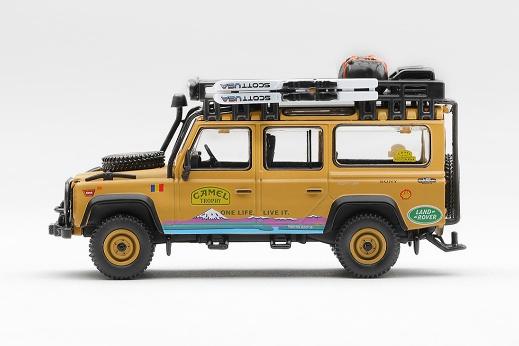 【2026年11月以降発売予定】 MINI GT MGT01310-R 1/64 ランドローバー ディフェンダー 110 ティエラ・デル・フエゴ  1998 CT.36 Romania(右ハンドル)