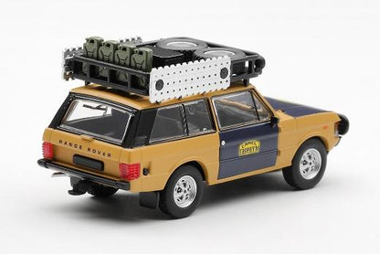 【2026年11月以降発売予定】 MINI GT MGT01312-L 1/64 レンジ ローバー 1981 キャメルトロフィー スマトラ  H.Fischer & W.Bays (左ハンドル)