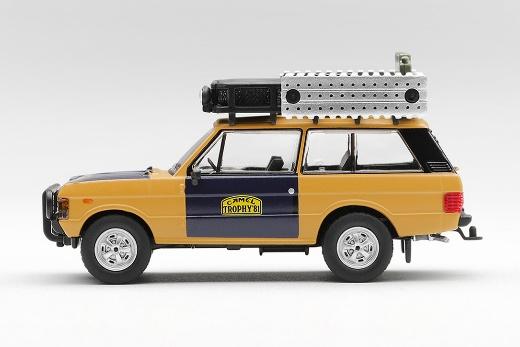 【2026年11月以降発売予定】 MINI GT MGT01312-L 1/64 レンジ ローバー 1981 キャメルトロフィー スマトラ  H.Fischer & W.Bays (左ハンドル)
