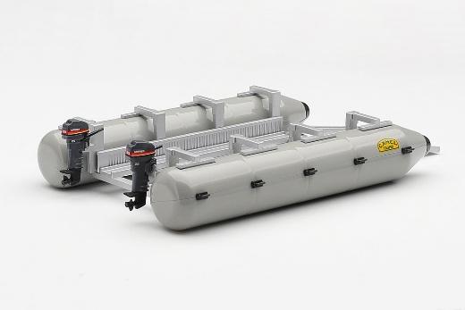 【2026年11月以降発売予定】 MINI GT MGTAC18 1/64 キャメルトロフィー Pontoon Raft