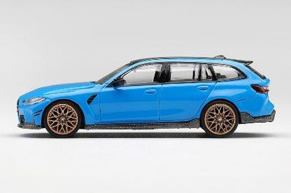 【2026年11月以降発売予定】 MINI GT MGT01319-L 1/64 BMW M3 Mパフォーマンス ツーリング リビエラブルー(左ハンドル)