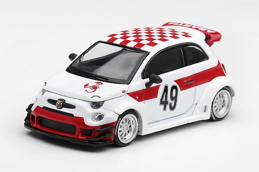 【2026年11月発売予定】 MINI GT MGT01325-L 1/64 アバルト 595 LB-WORKS x Abas Works 1000 TC Tribute (左ハンドル)