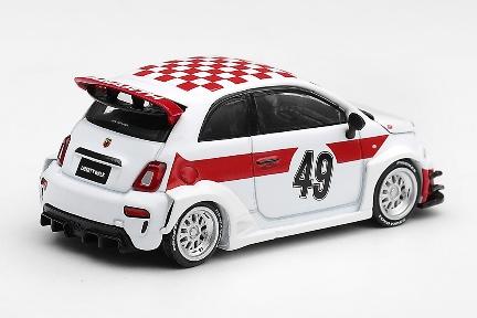 【2026年11月発売予定】 MINI GT MGT01325-L 1/64 アバルト 595 LB-WORKS x Abas Works 1000 TC Tribute (左ハンドル)
