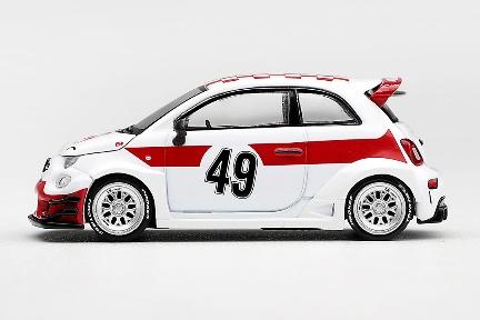 【2026年11月発売予定】 MINI GT MGT01325-L 1/64 アバルト 595 LB-WORKS x Abas Works 1000 TC Tribute (左ハンドル)