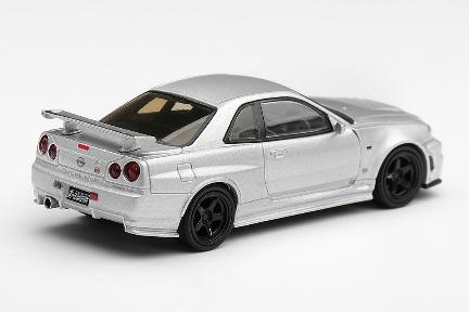 【2026年12月発売予定】 MINI GT MGT01329-R 1/64 Nissan NISMO R34GT-R Z-tune シルバー (右ハンドル)