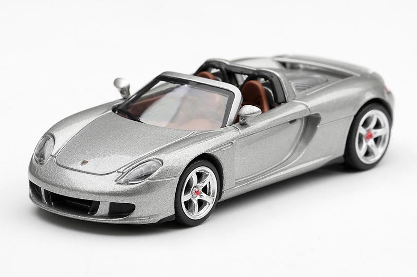【2027年2月発売予定】 MINI GT MGT01236-L 1/64 ポルシェ カレラ GT GT シルバー(左ハンドル)