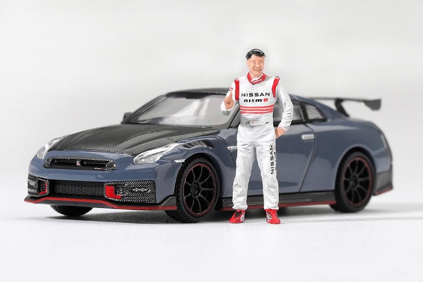 【2027年1月発売予定】 MINI GT MGT01333-R 1/64 Nissan GT-R NISMO 2024 筑波サーキット市販車最速ラップ記録車 松田次生コレクション w/ 松田次生氏フィギュア(右ハンドル)