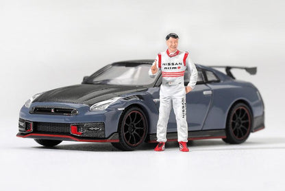 【2027年1月発売予定】 MINI GT MGT01333-R 1/64 Nissan GT-R NISMO 2024 筑波サーキット市販車最速ラップ記録車 松田次生コレクション w/ 松田次生氏フィギュア(右ハンドル)