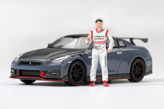 【2027年1月発売予定】 MINI GT MGT01333-R 1/64 Nissan GT-R NISMO 2024 筑波サーキット市販車最速ラップ記録車 松田次生コレクション w/ 松田次生氏フィギュア(右ハンドル)