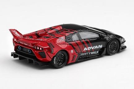 【2027年1月発売予定】 MINI GT MGT01337-L 1/64 ランボルギーニ LB-Silhouette WORKS MURCIELAGO GT Evo Advan(左ハンドル)