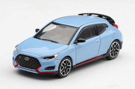 【2026年11月以降発売予定】 MINI GT MGT01346-L 1/64 Hyundai Veloster N Performance Blue LHD Korea Exclusive