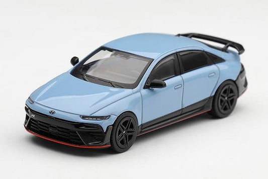 【2026年11月以降発売予定】 MINI GT MGT01344-L 1/64 Hyundai IONIQ 6 N Performance Blue Pearl LHD Korea Exclusive