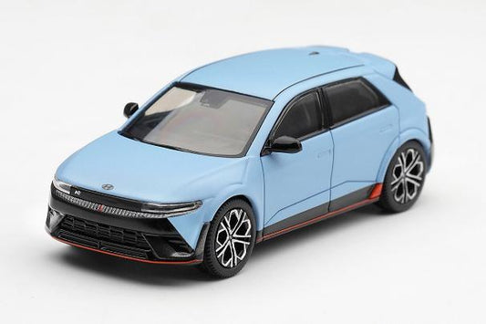 【2026年11月以降発売予定】 MINI GT MGT01345-L 1/64 Hyundai IONIQ 5 N Performance Blue Matte LHD Korea Exclusive