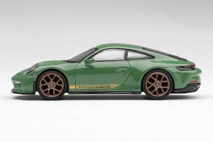 【2027年2月以降発売予定】 MINI GT MGT01341-L 1/64 Porsche 911 (992) GT3 Touring Auratium Green LHD