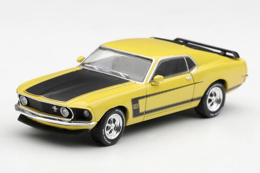 【2026年11月以降発売予定】 MINI GT MGT01342-L 1/64 Ford Mustang Boss 302 1969 Bright Yellow LHD