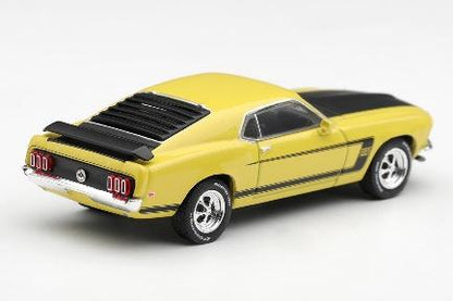 【2026年11月以降発売予定】 MINI GT MGT01342-L 1/64 Ford Mustang Boss 302 1969 Bright Yellow LHD