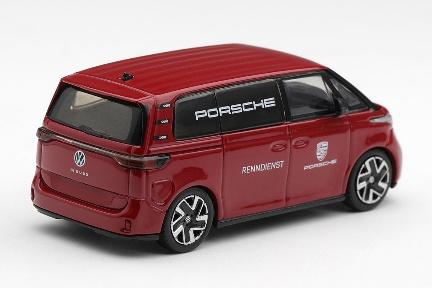 【2026年12月以降発売予定】 MINI GT MGT01340-L 1/64 Volkswagen ID. Buzz Porsche Renndienst LHD