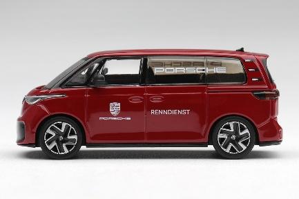 【2026年12月以降発売予定】 MINI GT MGT01340-L 1/64 Volkswagen ID. Buzz Porsche Renndienst LHD