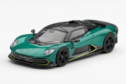 【2027年2月以降発売予定】 MINI GT MGT01373-R 1/64 Aston Martin Valhalla Podium Green RHD