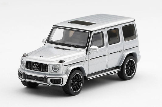 【2026年12月以降発売予定】 MINI GT MGT01375-L 1/64 Mercedes-AMG G 63 Silver Metallic LHD