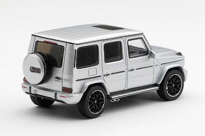 【2026年12月以降発売予定】 MINI GT MGT01375-L 1/64 Mercedes-AMG G 63 Silver Metallic LHD