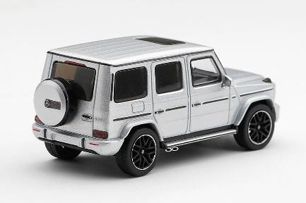 【2026年12月以降発売予定】 MINI GT MGT01375-R 1/64 Mercedes-AMG G 63 Silver Metallic RHD