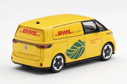 【2026年12月以降発売予定】 MINI GT MGT01376-L 1/64 Volkswagen ID. Buzz DHL Electric LHD