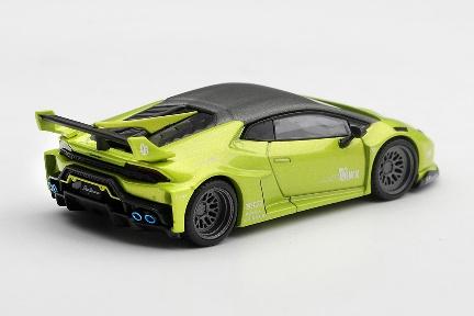 【2027年2月以降発売予定】 MINI GT MGT01377-R 1/64 Lamborghini Huracán LB★WORKS Lime Metallic RHD