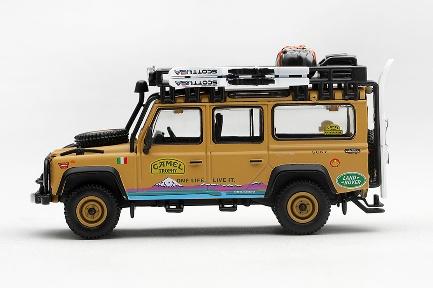 【2027年3月以降発売予定】 MINI GT MGT01380-L 1/64 Land Rover Defender 110 1998 Camel Trophy Tierra del Fuego CT.24 Italy LHD