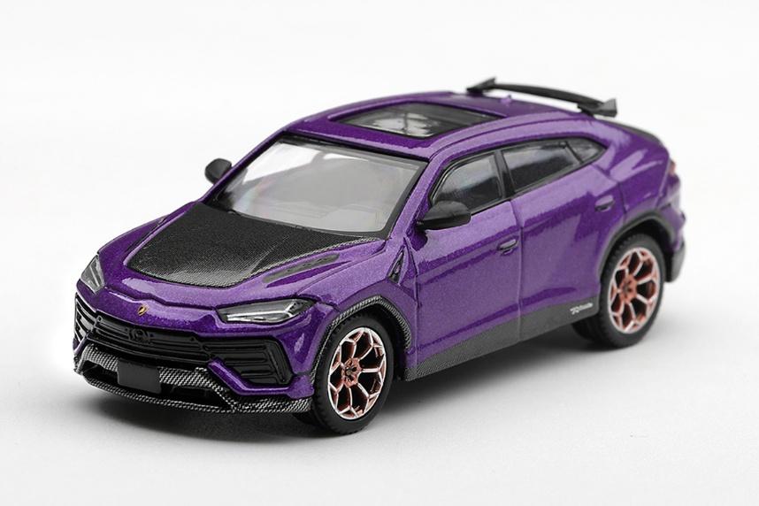 【2027年2月以降発売予定】 MINI GT MGT01381-R 1/64 Lamborghini Urus Performante Viola Pasifae RHD
