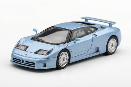 【2027年4月以降発売予定】 MINI GT MGT01395-L 1/64 Bugatti EB110 Paris Motor Show 1992 Azzurro Metallizzato (Light Blue Metallic) LHD