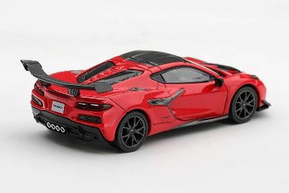 【2027年4月以降発売予定】 MINI GT MGT01420-L 1/64 Chevrolet Corvette ZR1 Torch Red LHD