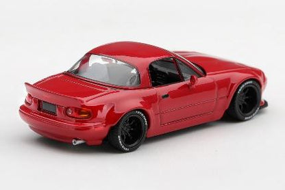 【2027年5月以降発売予定】 MINI GT MGT01421-L 1/64 Pandem Mazda MX-5 (NA) Classic Red LHD