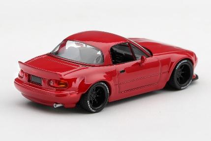 【2027年5月以降発売予定】 MINI GT MGT01421-L 1/64 Pandem Mazda MX-5 (NA) Classic Red LHD
