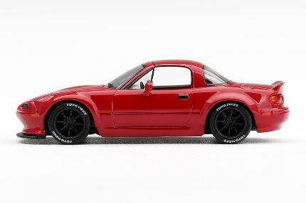 【2027年5月以降発売予定】 MINI GT MGT01421-L 1/64 Pandem Mazda MX-5 (NA) Classic Red LHD